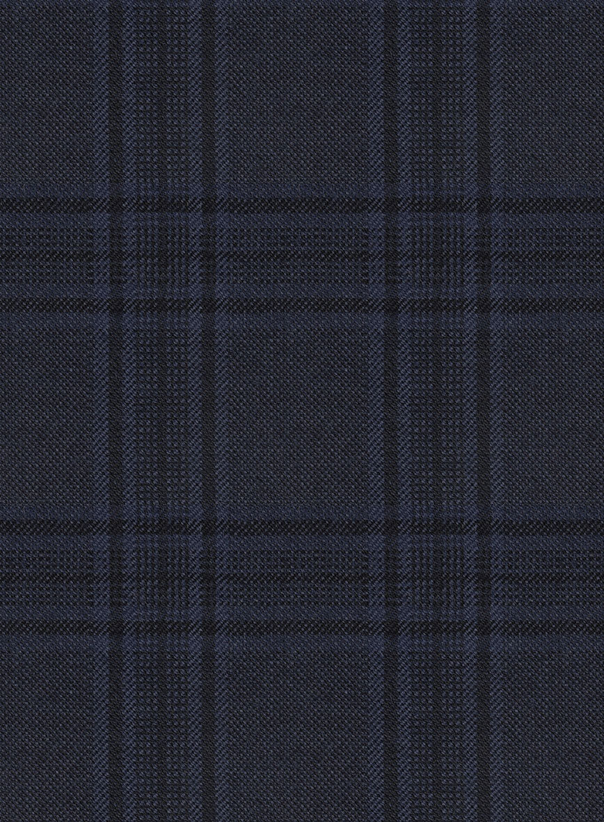 Hardy Minnis Adali Blue Check Wool Suit - Image 8
