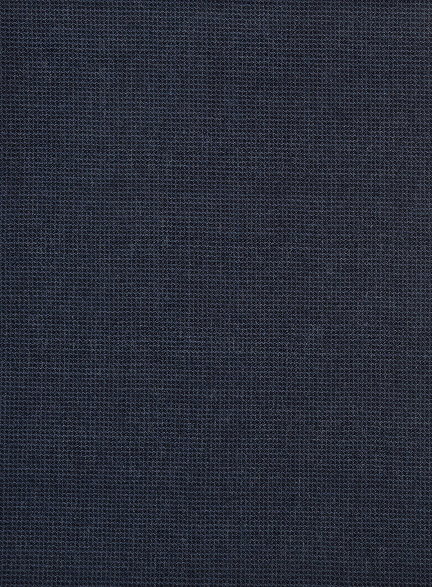 Hardy Minnis Blue Nailhead Wool Pants - Image 3