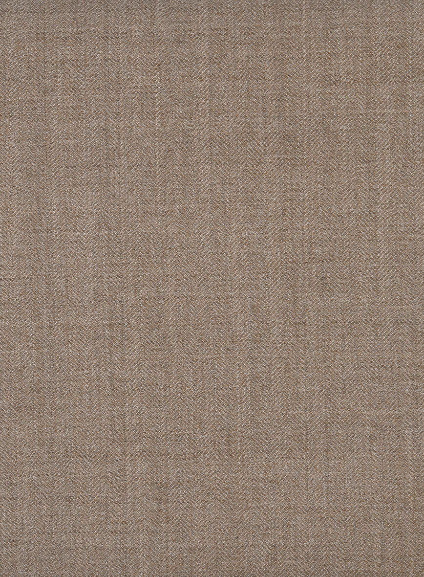 Hardy Minnis Brown Herringbone Wool Pants - Image 3