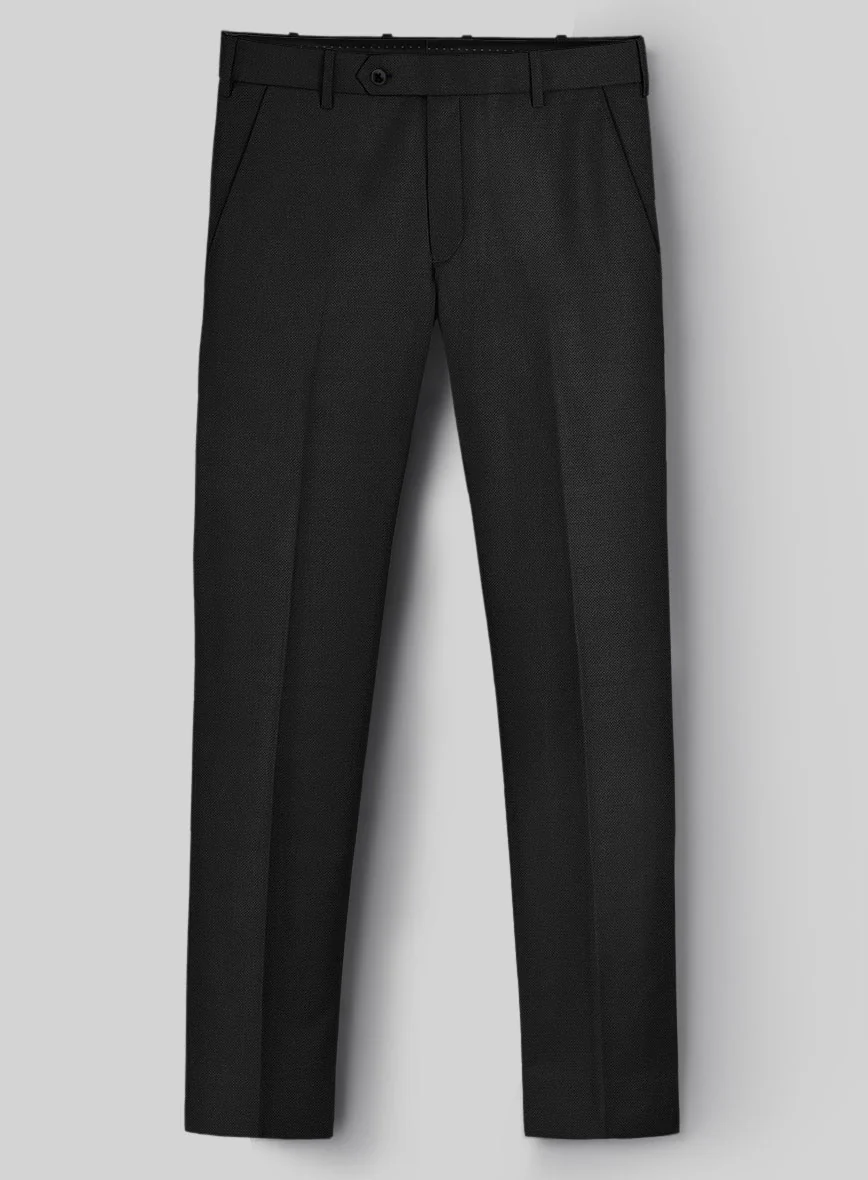 Hardy Minnis Caravel Black Wool Pants