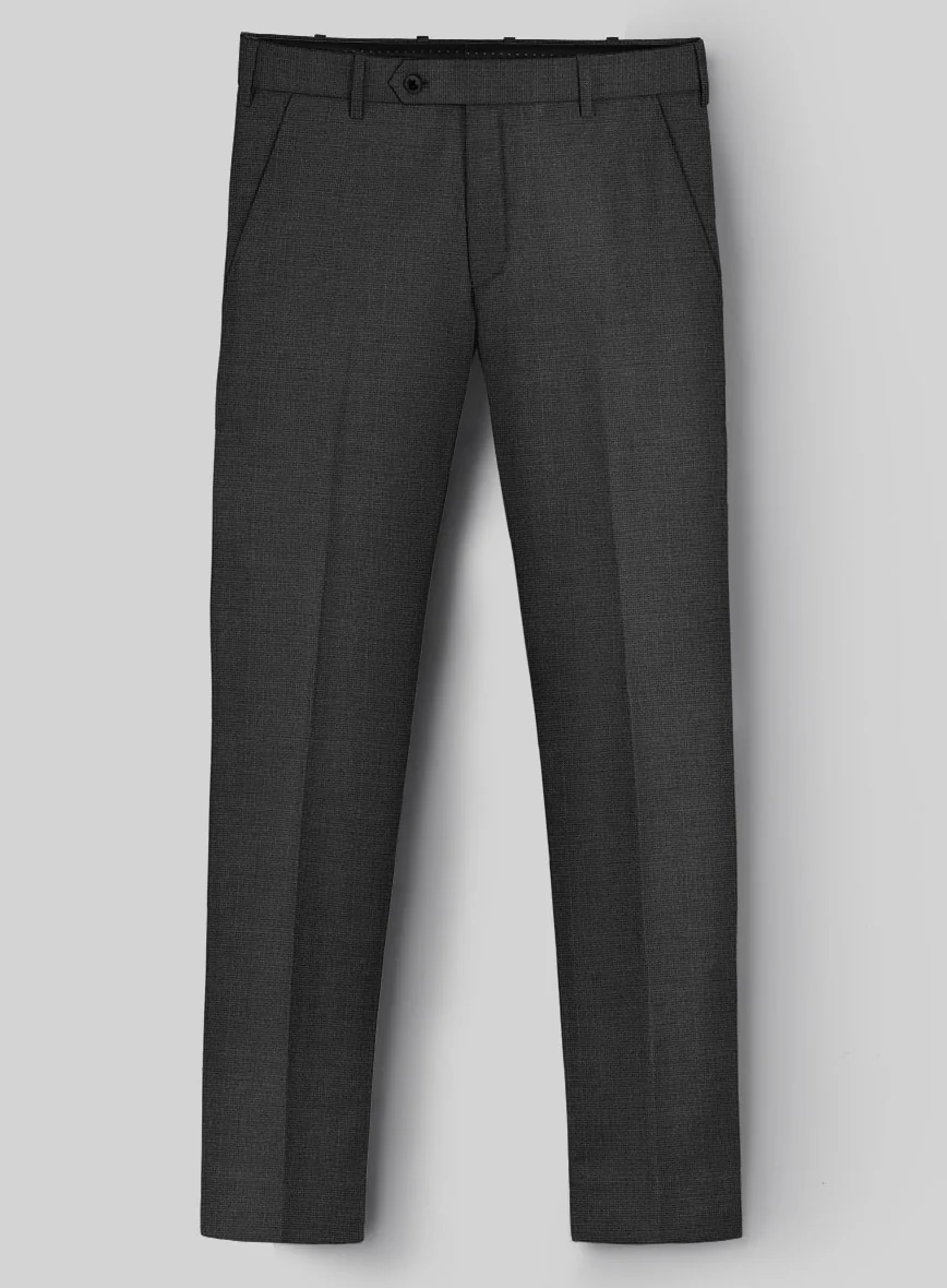Hardy Minnis Charcoal Nailhead Wool Pants