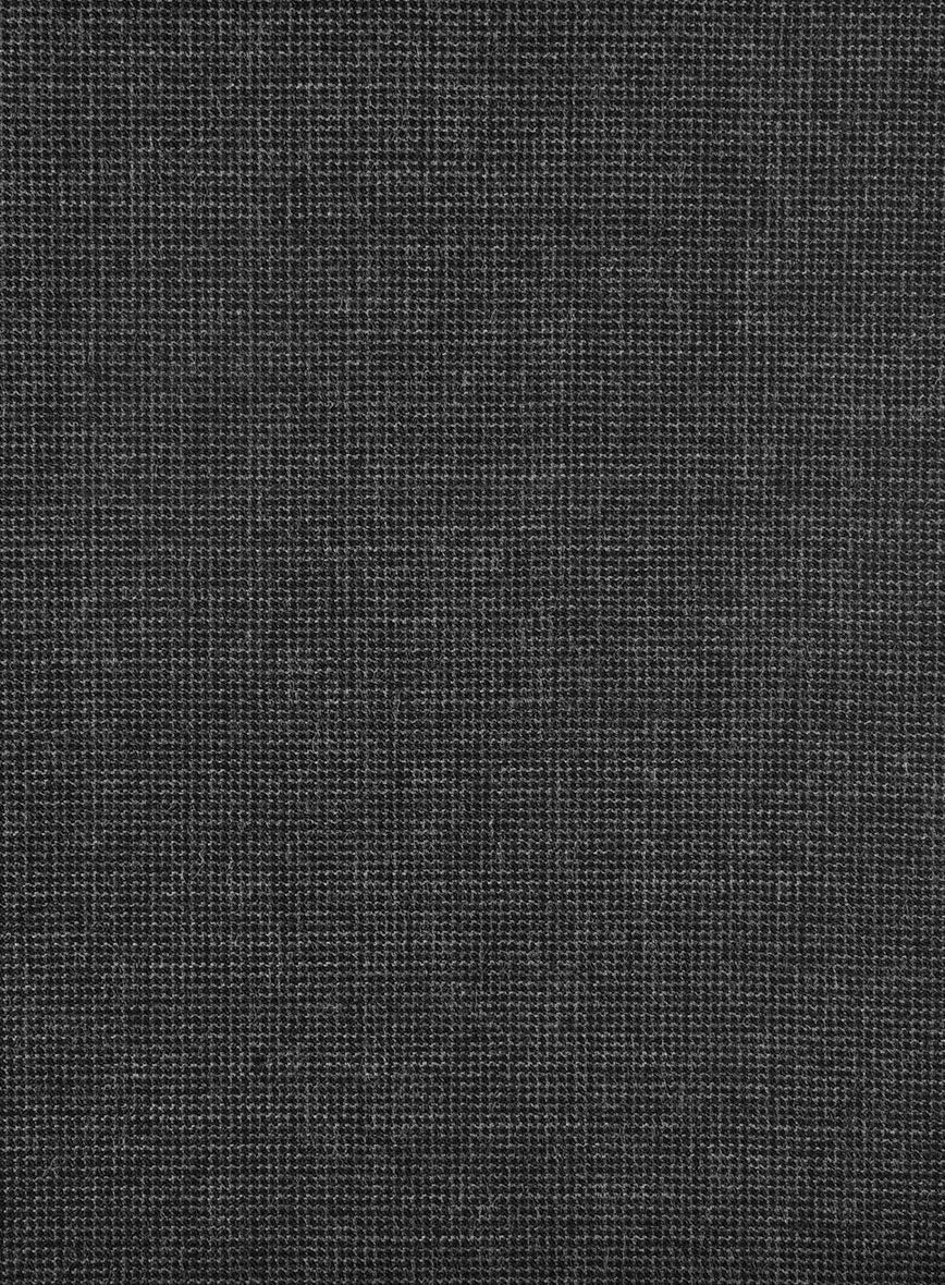 Hardy Minnis Charcoal Nailhead Wool Pants - Image 3