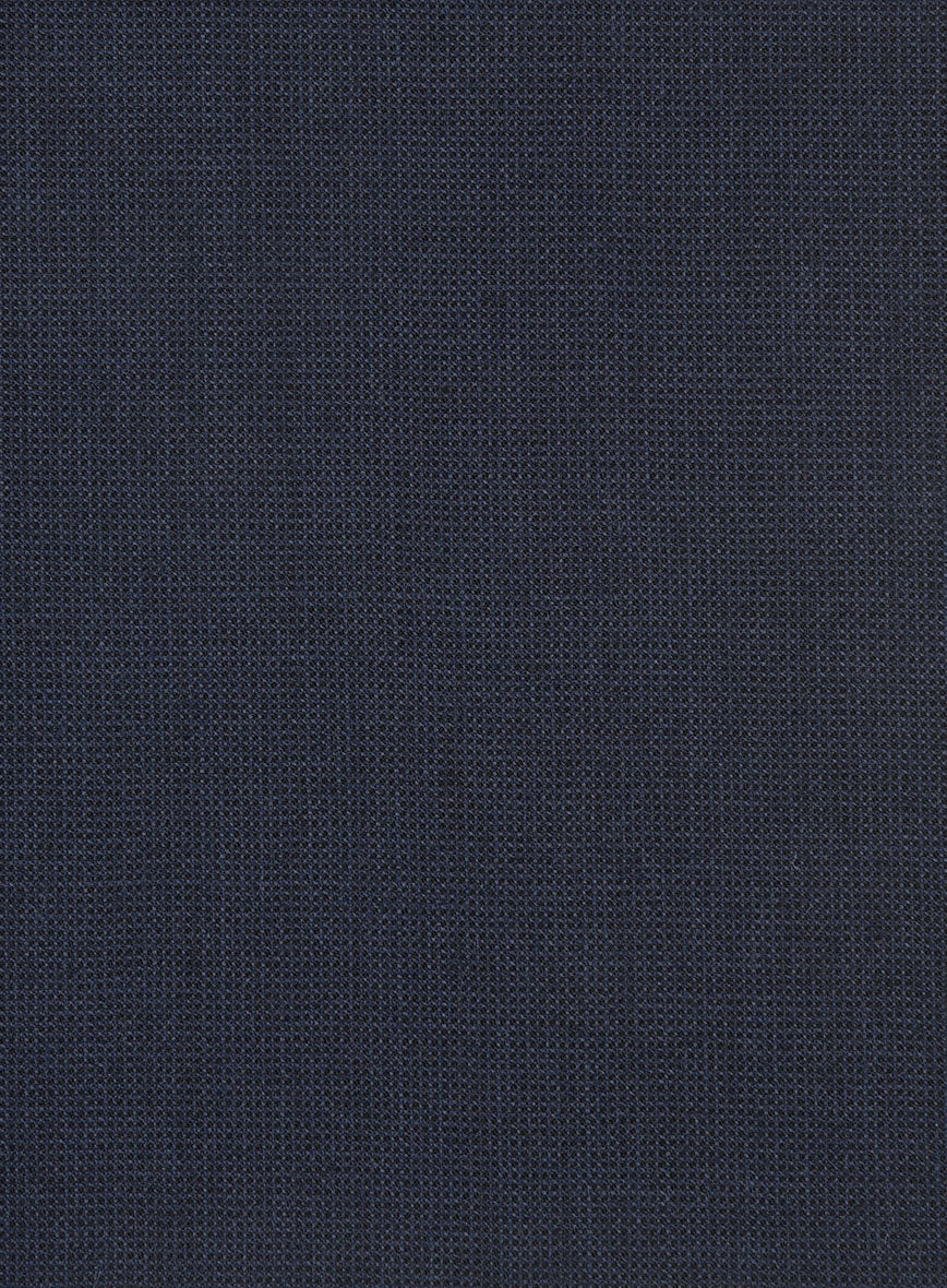Hardy Minnis Dark Blue Nailhead Wool Pants - Image 3