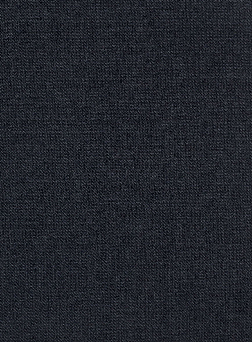 Hardy Minnis Dark Blue Sharkskin Wool Jacket - Image 4