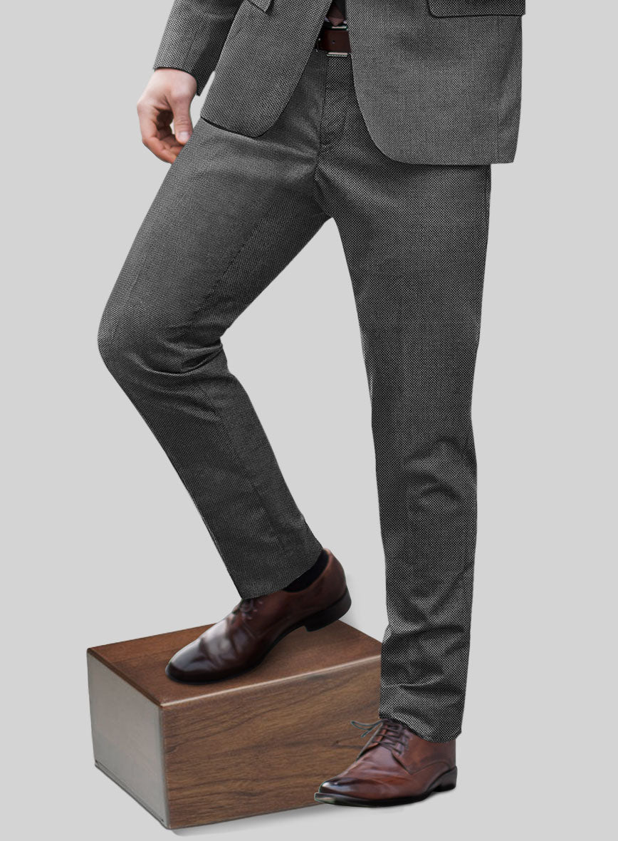 Hardy Minnis Gray Birdseye Wool Suit - Image 6