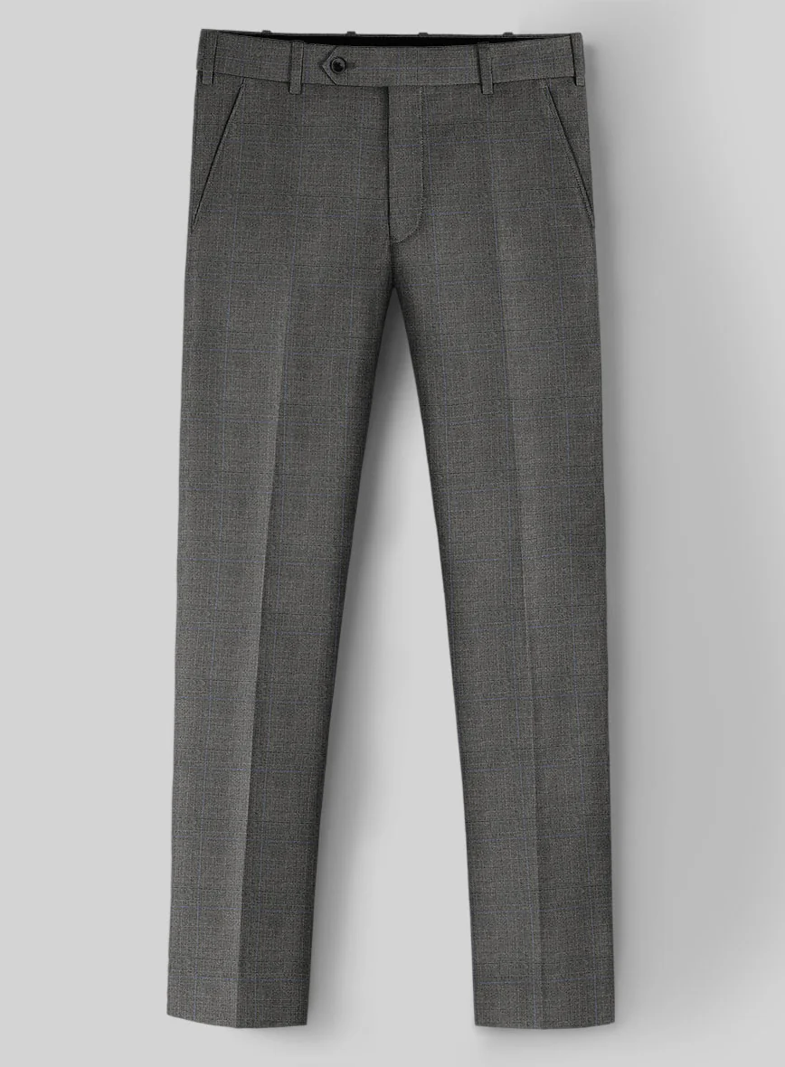 Hardy Minnis Gray Glen Wool Pants