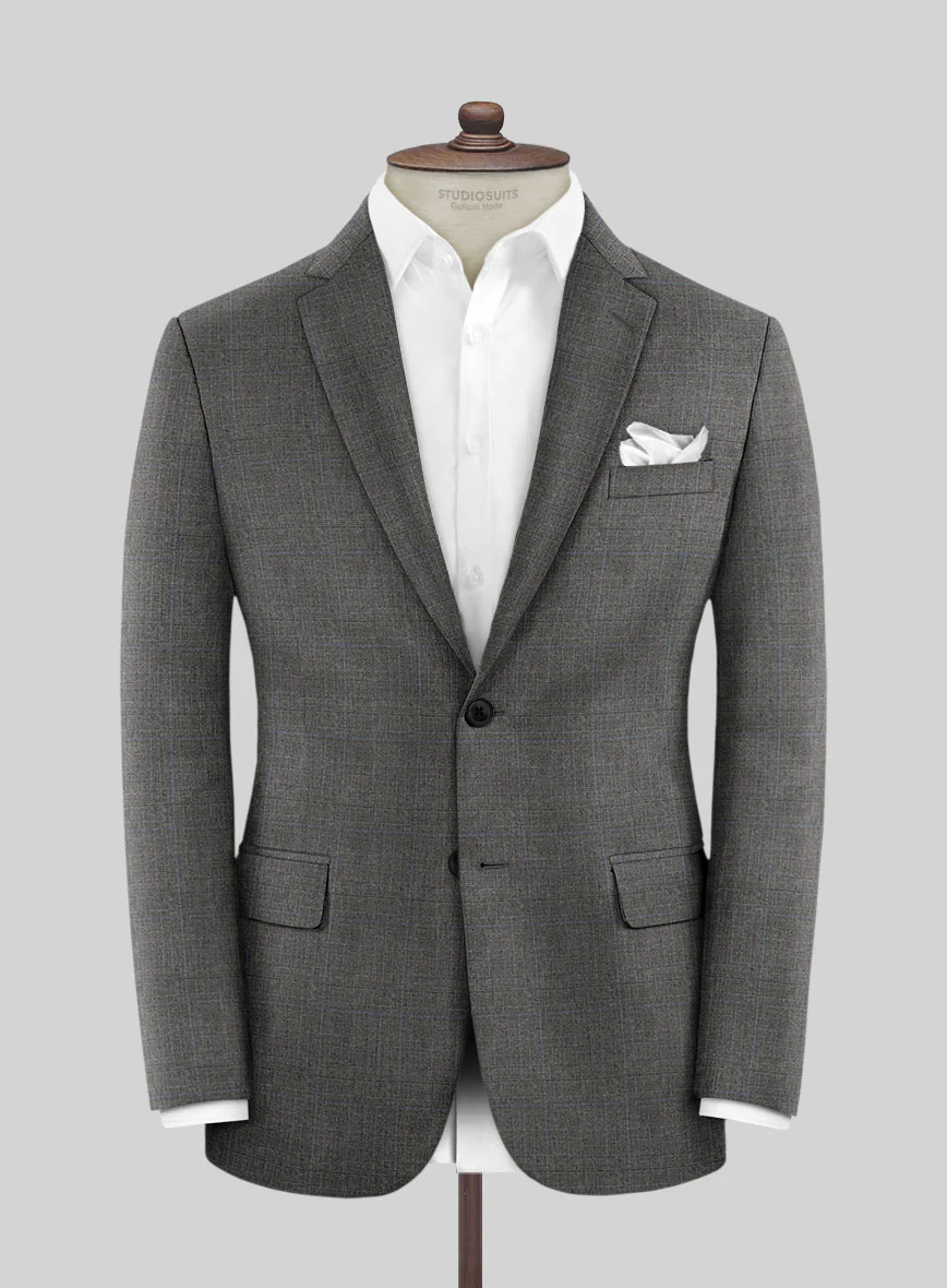 Hardy Minnis Gray Glen Wool Suit - Image 4