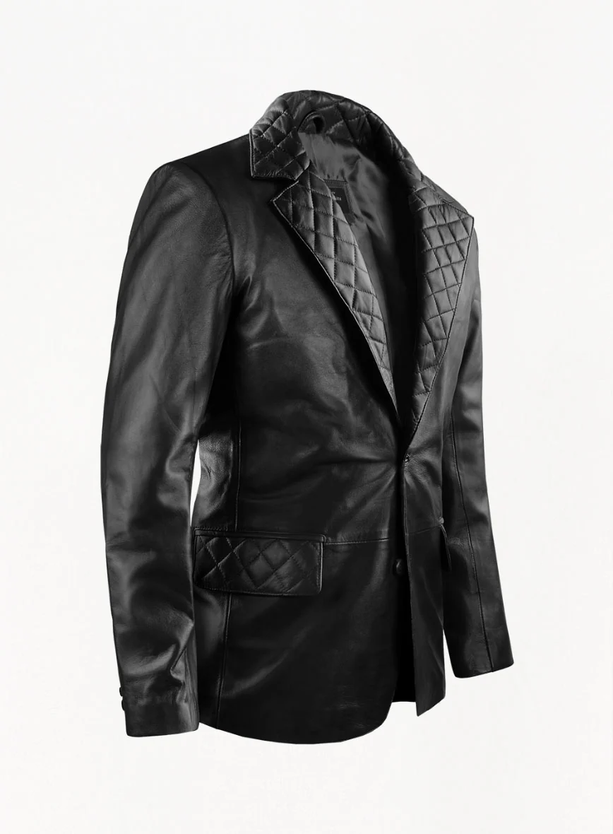 Harper Leather Blazer - Image 3