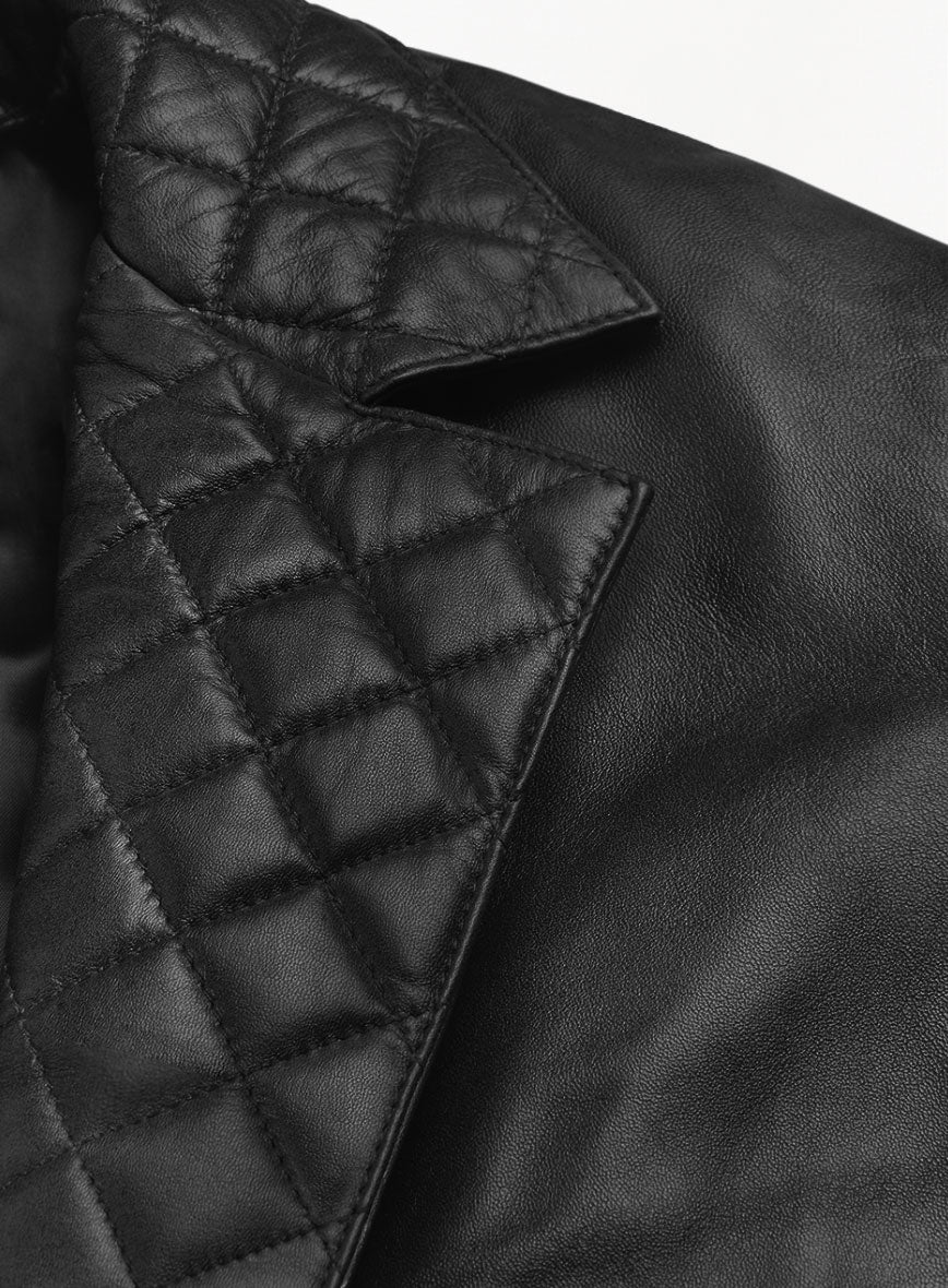 Harper Leather Blazer - Image 5