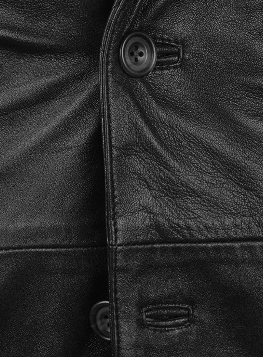Harper Leather Blazer - Image 7