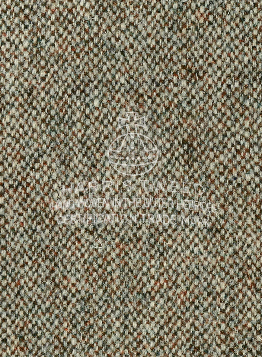 Harris Tweed Barley Brown Highland Trousers - Image 6