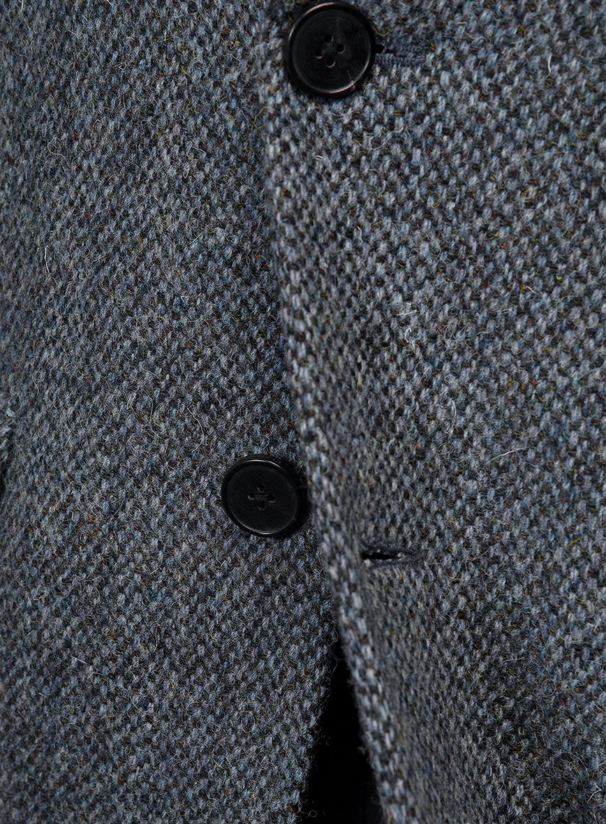 Harris Tweed Barley Blue Suit - Image 6