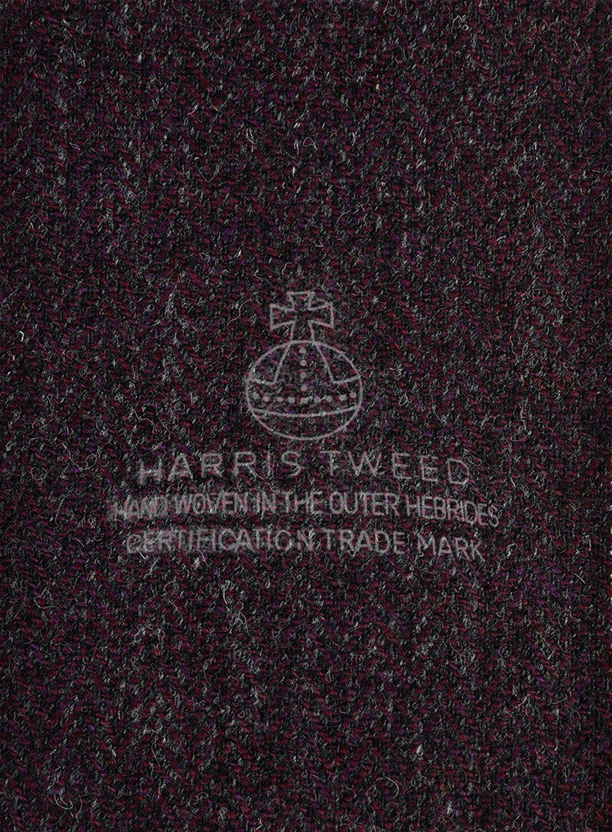 Harris Tweed Bramblewine Herringbone Suit - Image 6