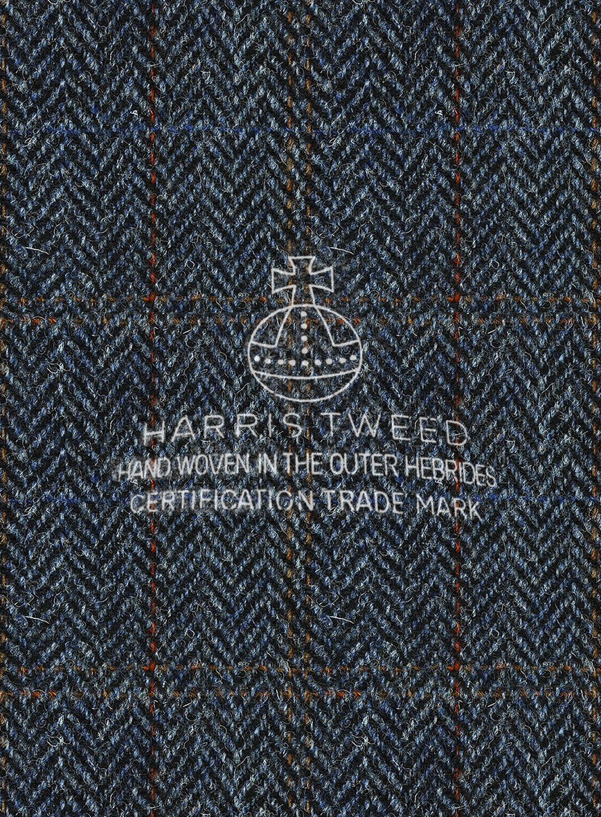 Harris Tweed Country Blue Jacket - Image 5