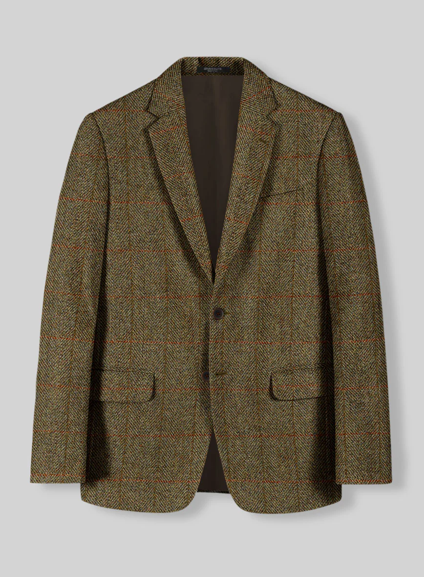 Harris Tweed Country Brown Check Jacket