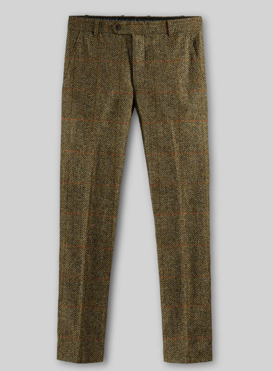 Harris Tweed Country Brown Check Pants