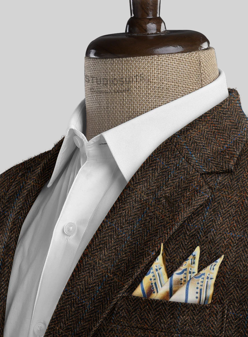 Harris Tweed Country Dark Brown Suit - Image 4