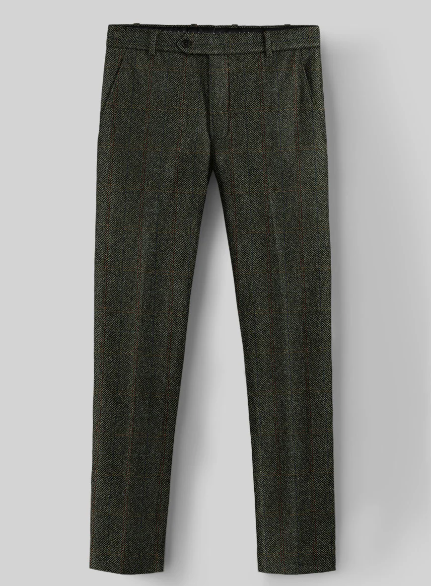 Harris Tweed Country Green Pants