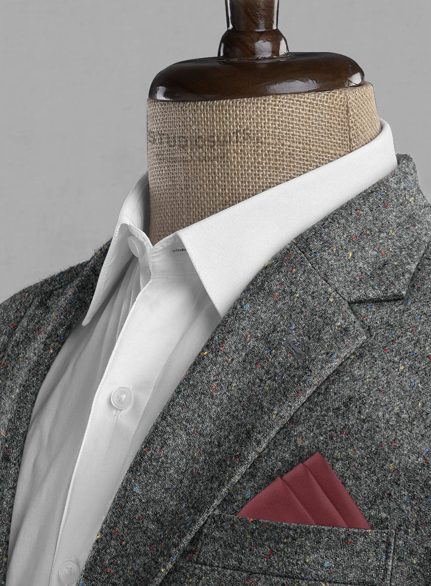 Harris Tweed Gray Speckled Jacket - Image 2