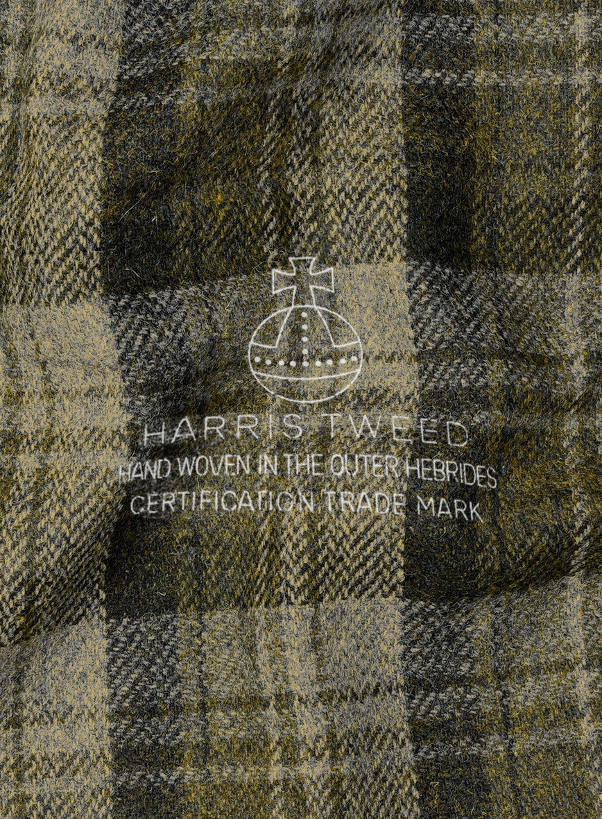 Harris Tweed Green Tartan Suit - Image 6