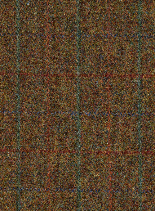 Harris Tweed Highland Rust Double Breasted Jacket - Image 3