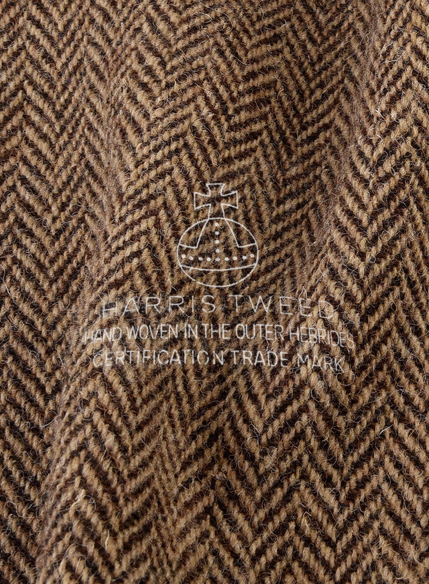 Harris Tweed Irish Brown Herringbone Suit - Image 9
