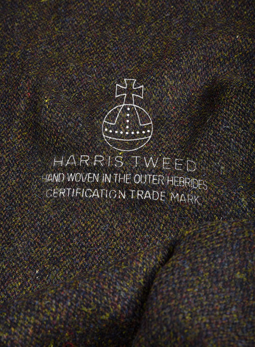 Harris Tweed Melange Brown Pants - Image 4