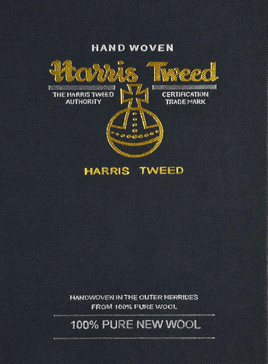 Harris Tweed Melange Dark Brown Suit - Image 7