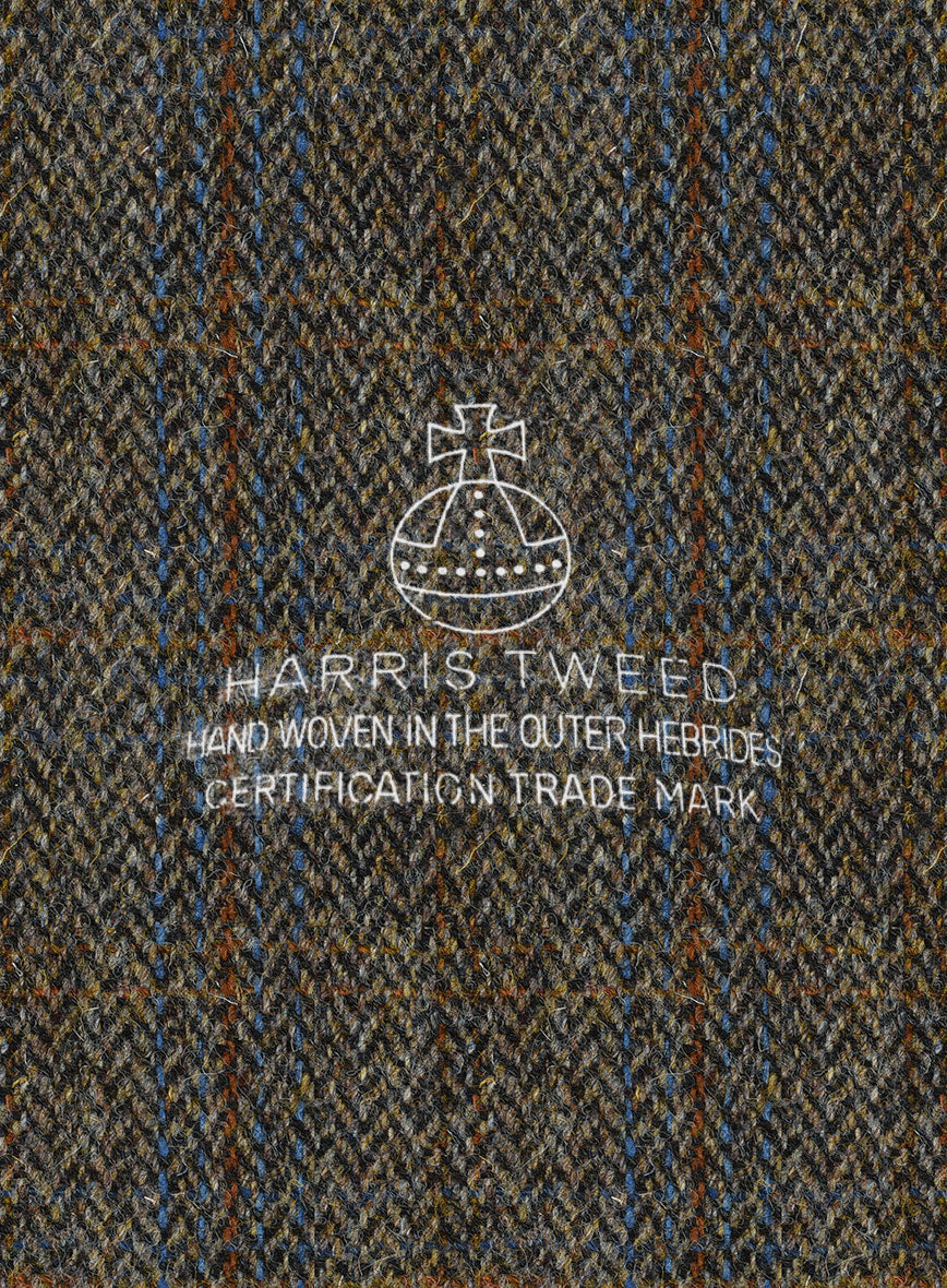 Harris Tweed Ranger Gray Blue Jacket - Image 4