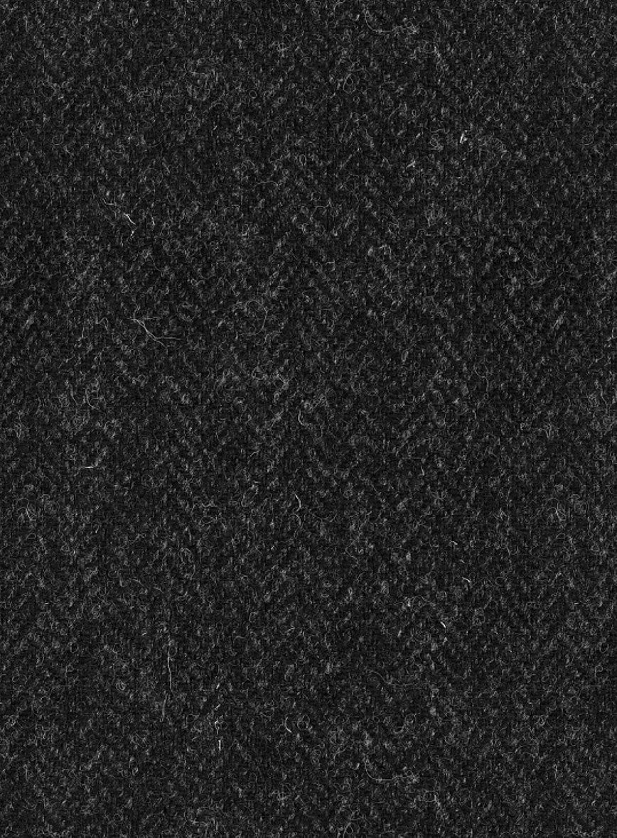 Harris Tweed Royal Charcoal Hunting Vest - Image 6