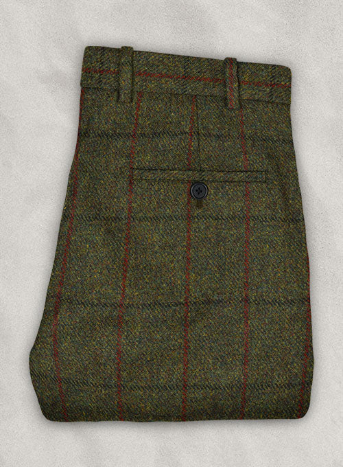 Harris Tweed Seaforth Green Pants - Image 3