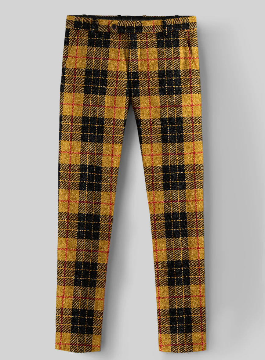 Harris Tweed Sunorchid Tartan Pants