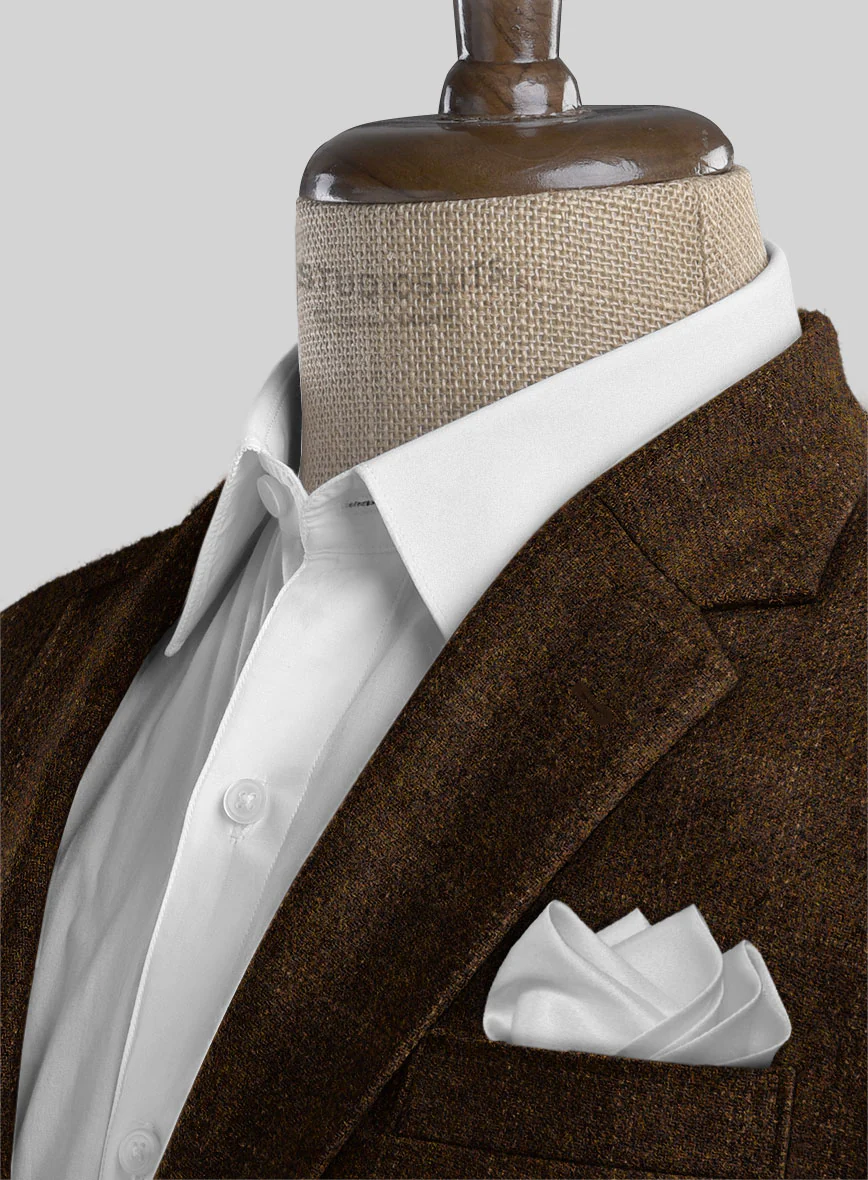Highlander Brown Windowpane Tweed Jacket - Image 3