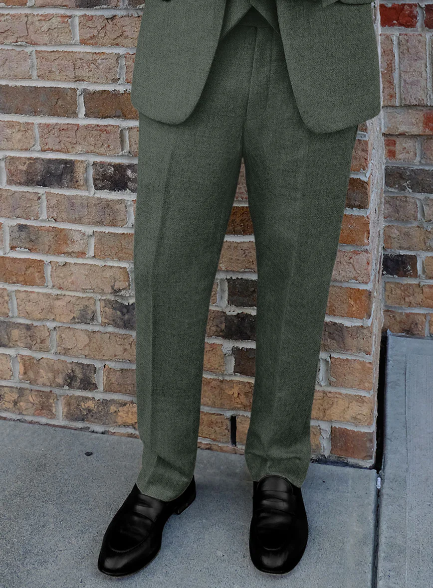 Highlander Bush Green Tweed Suit - Image 6