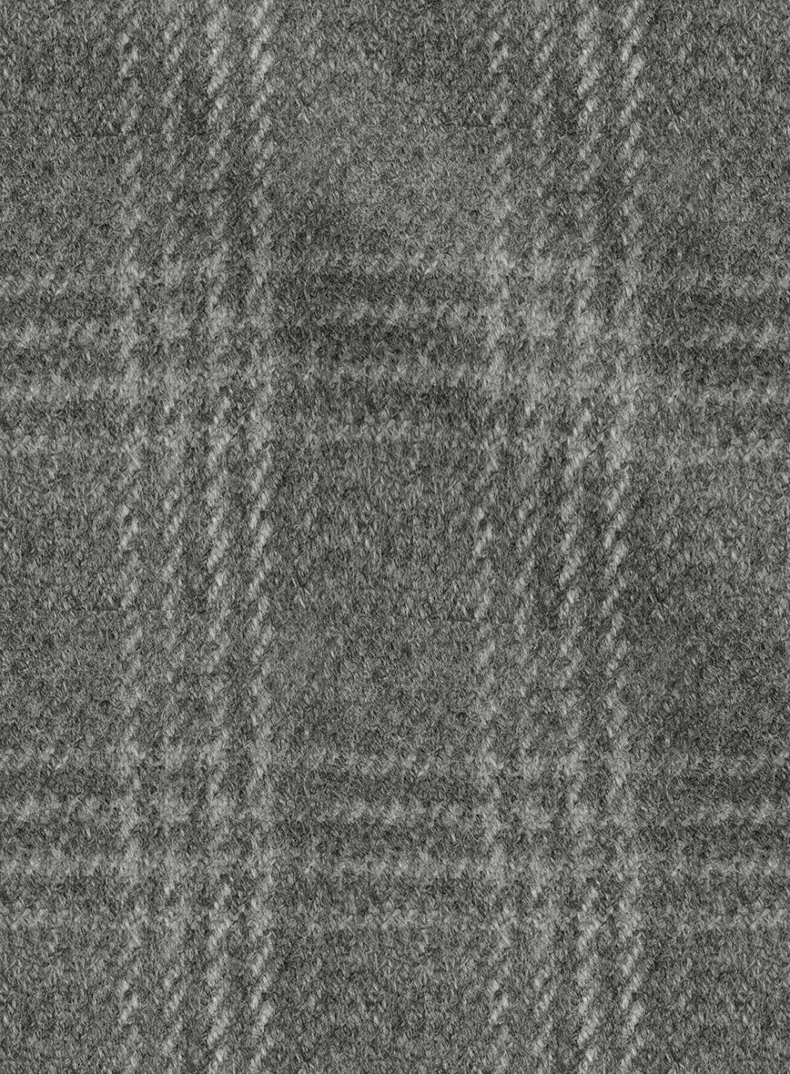 Highlander Gray Tartan Tweed Jacket - Image 3