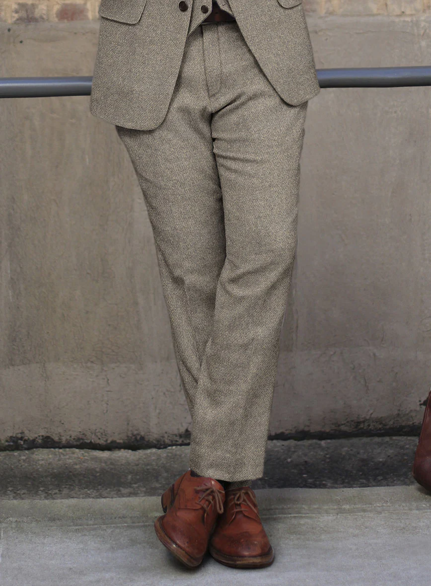 Highlander Greige Tweed Suit - Image 6