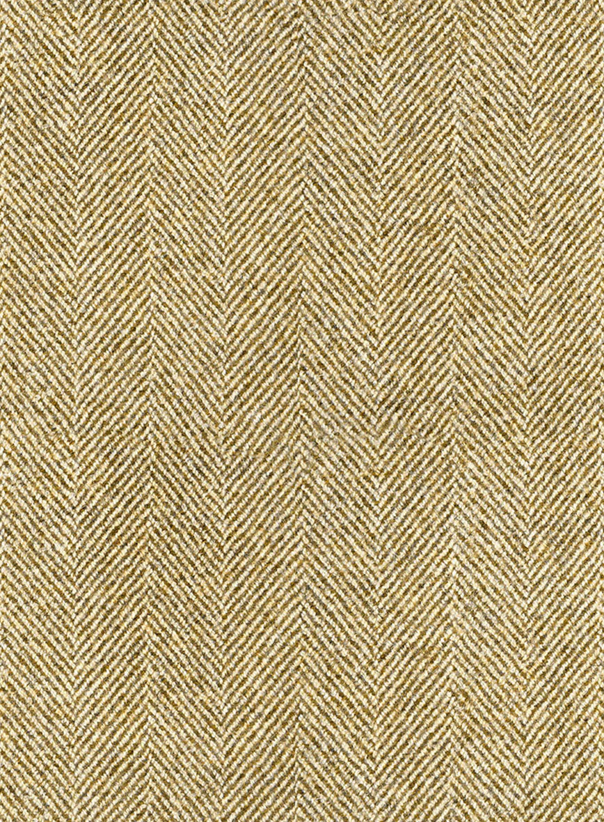 Highlander Heavy Beige Herringbone Tweed Hunting Vest - Image 5