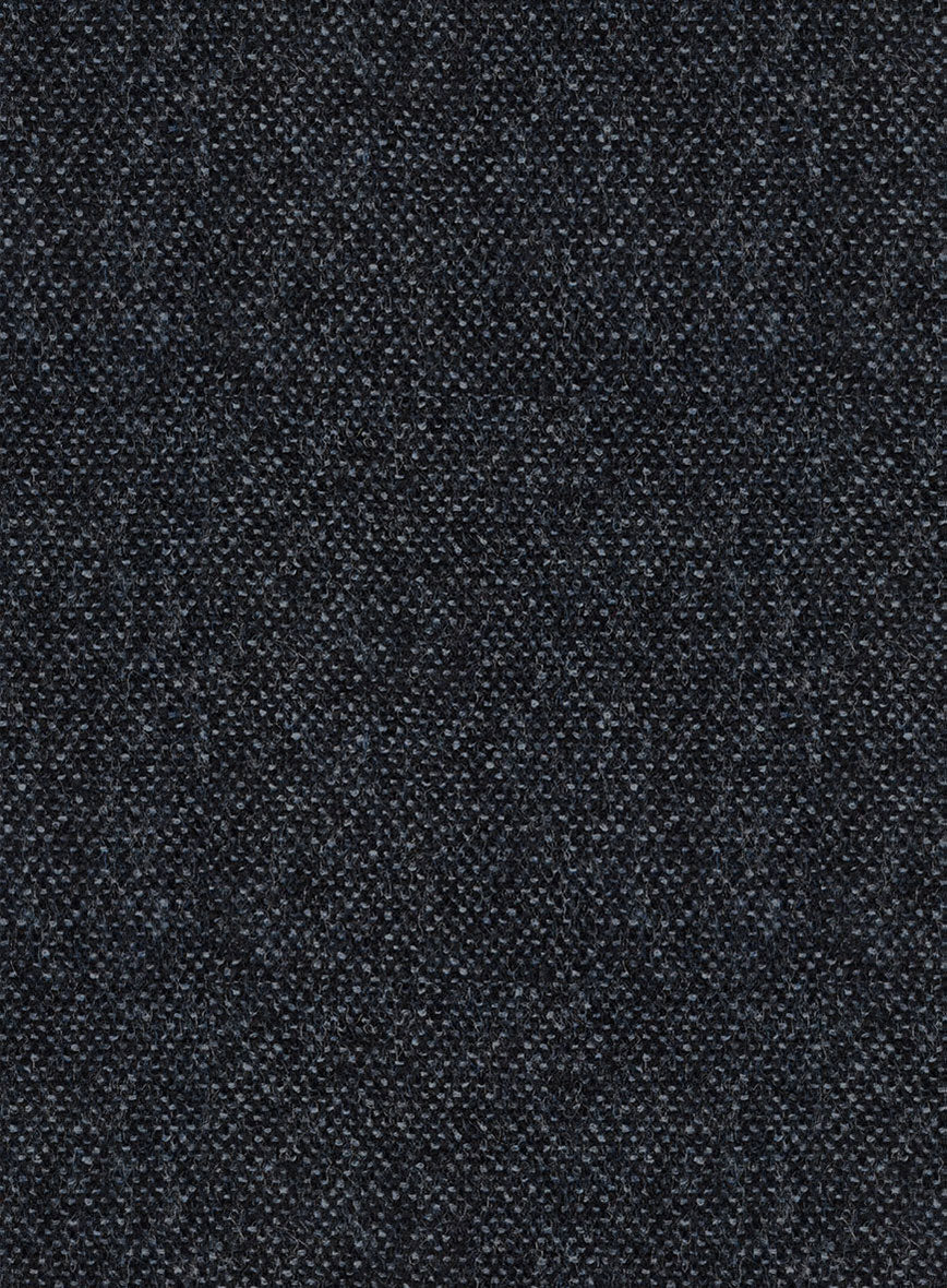 Highlander Heavy Blue Bedford Tweed GQ Overcoat - Image 3