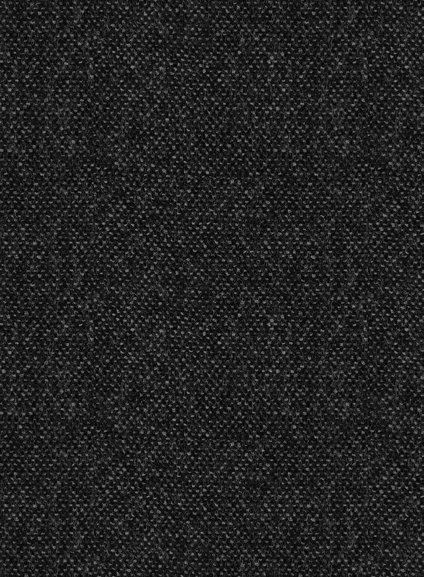 Highlander Heavy Charcoal Bedford Tweed GQ Overcoat - Image 3