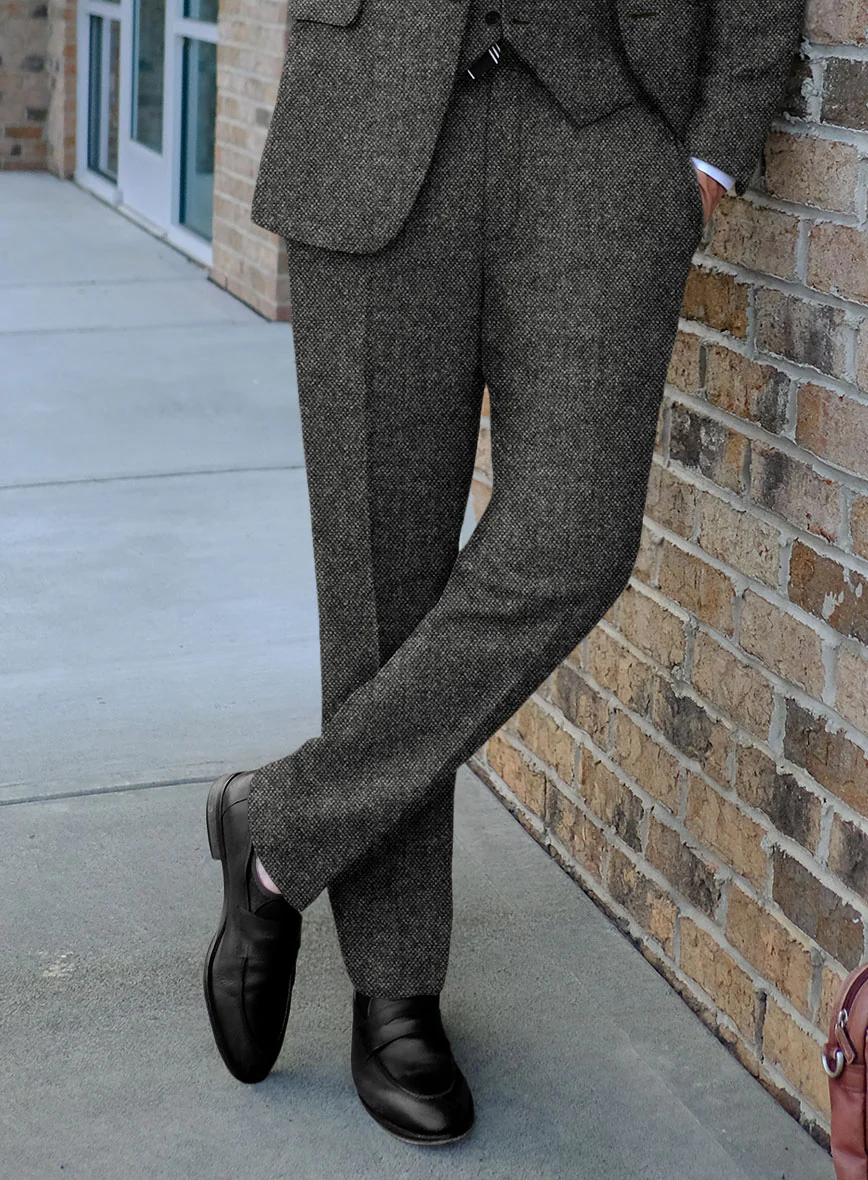 Highlander Heavy Gray Bedford Tweed Pants - Image 2
