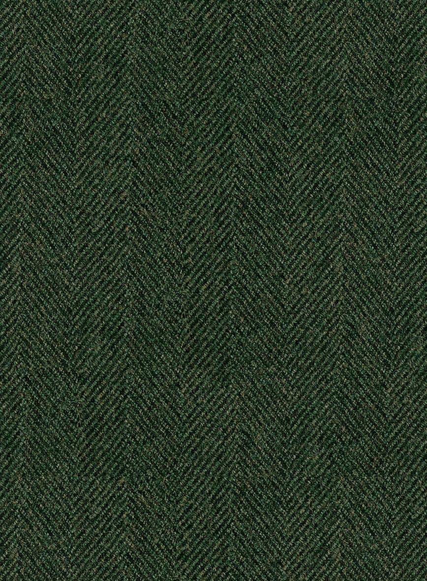 Highlander Heavy Green Herringbone Tweed Suit - Image 6