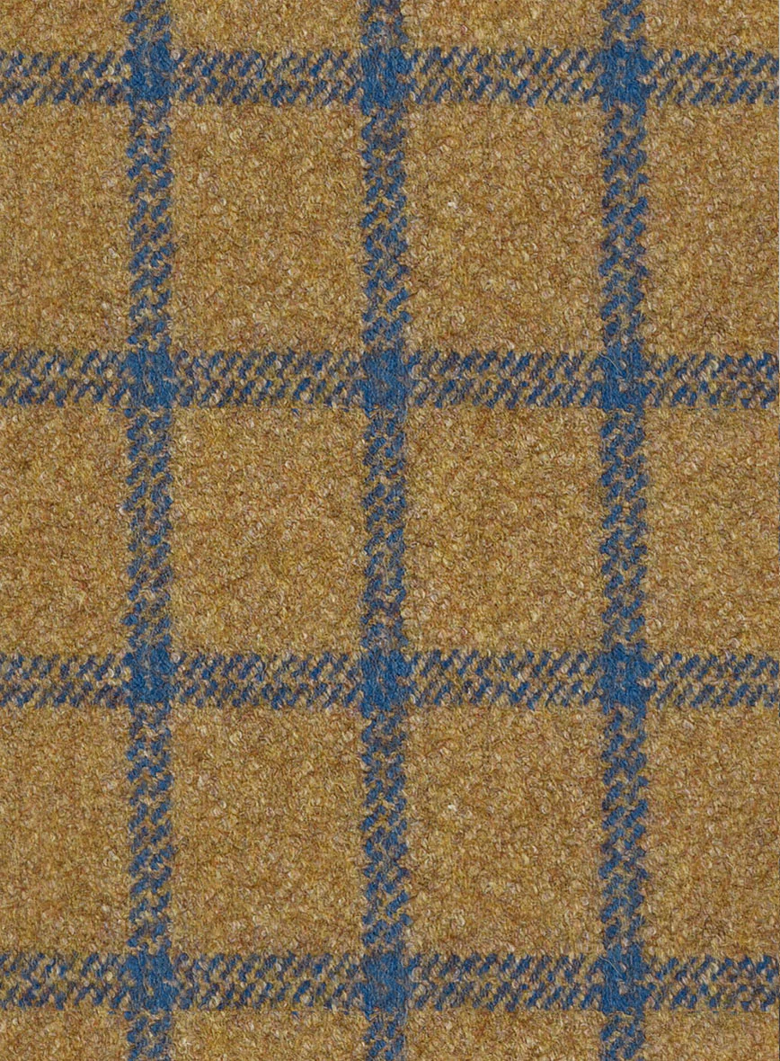 Highlander Heavy Mustard Check Tweed Pants - Image 3