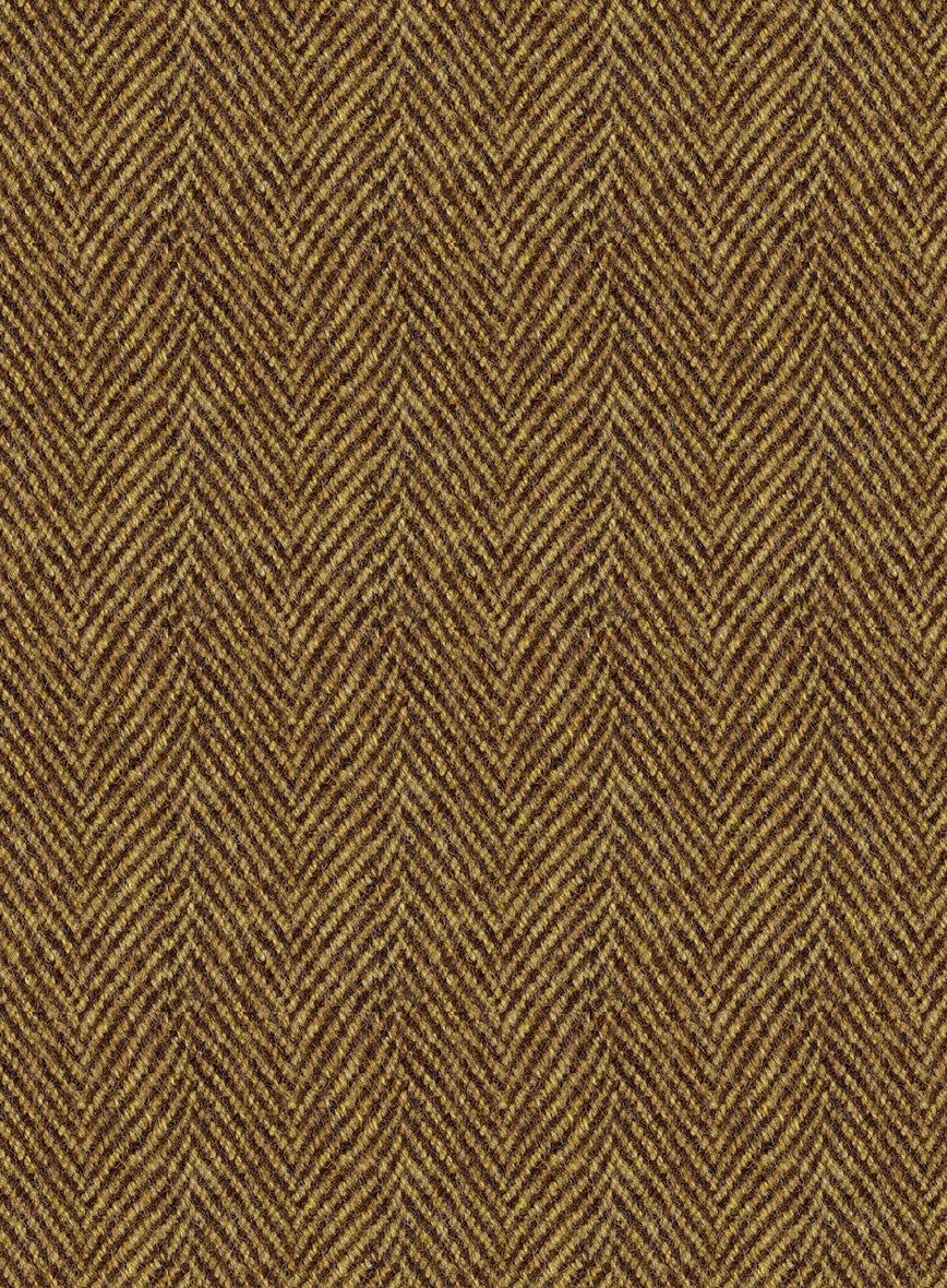 Highlander Tan Herringbone Tweed Jacket - Image 4