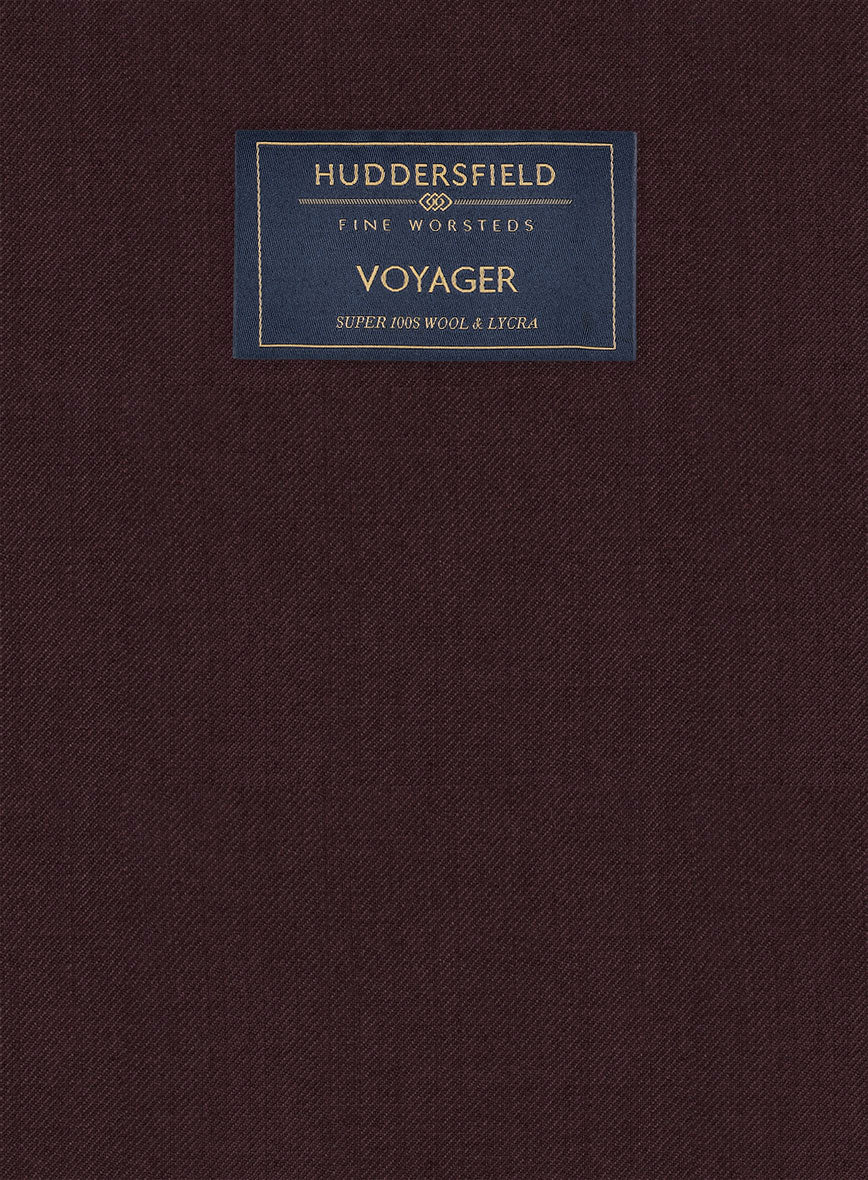 Huddersfield Stretch Mahogany Wool Jacket - Image 3