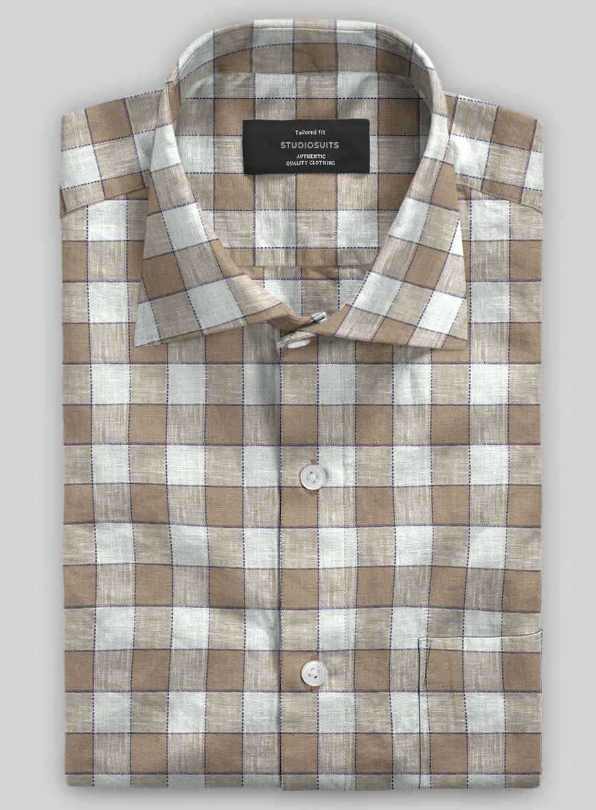 Ilimas Checks Linen Shirt