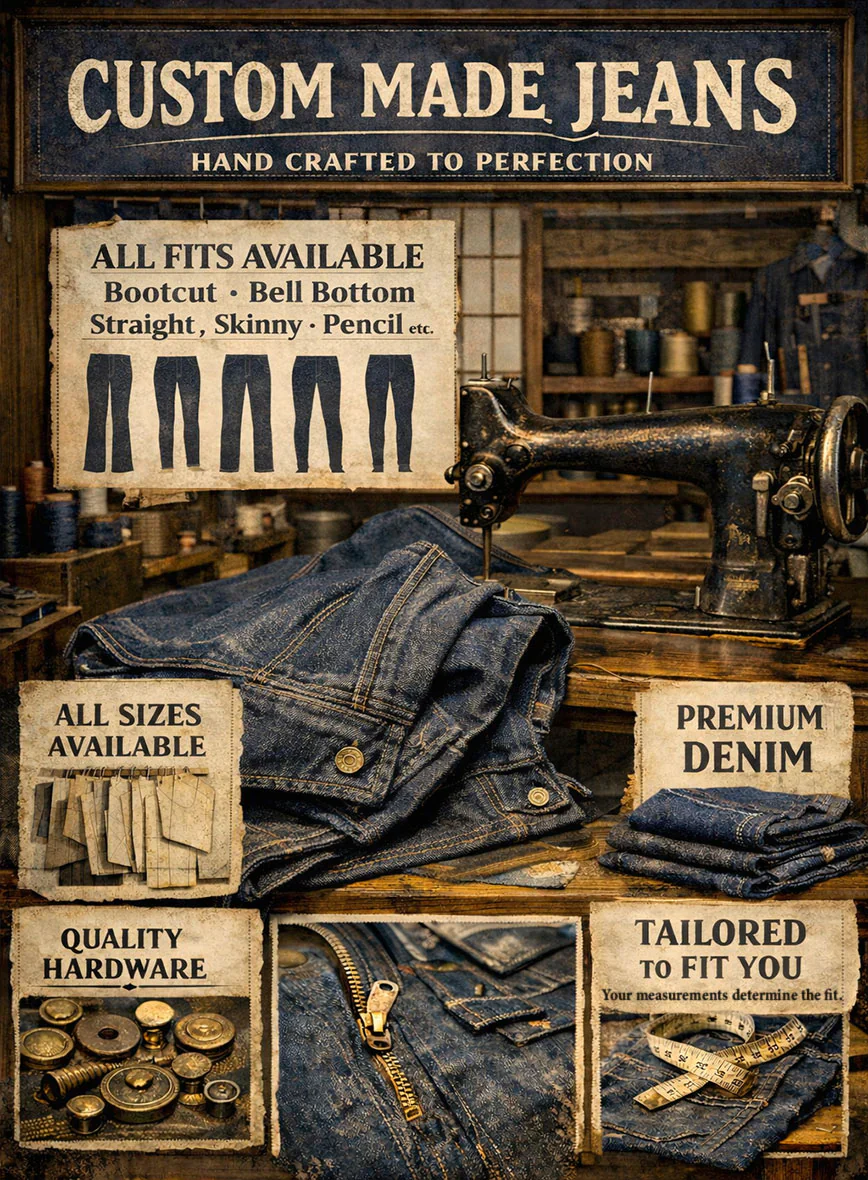 Custom Jeans - Raw Wash - Image 7