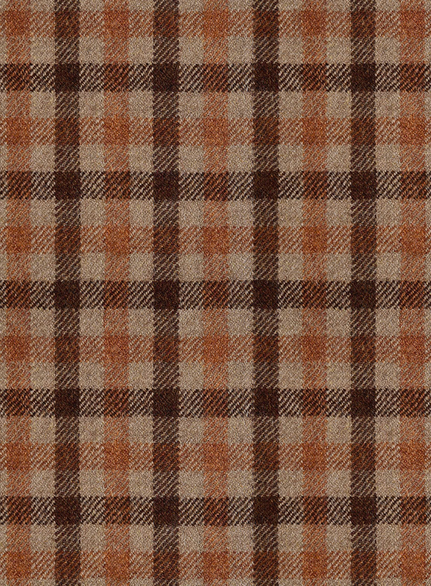 Italian Amberwood Check Tweed Suit - Image 6