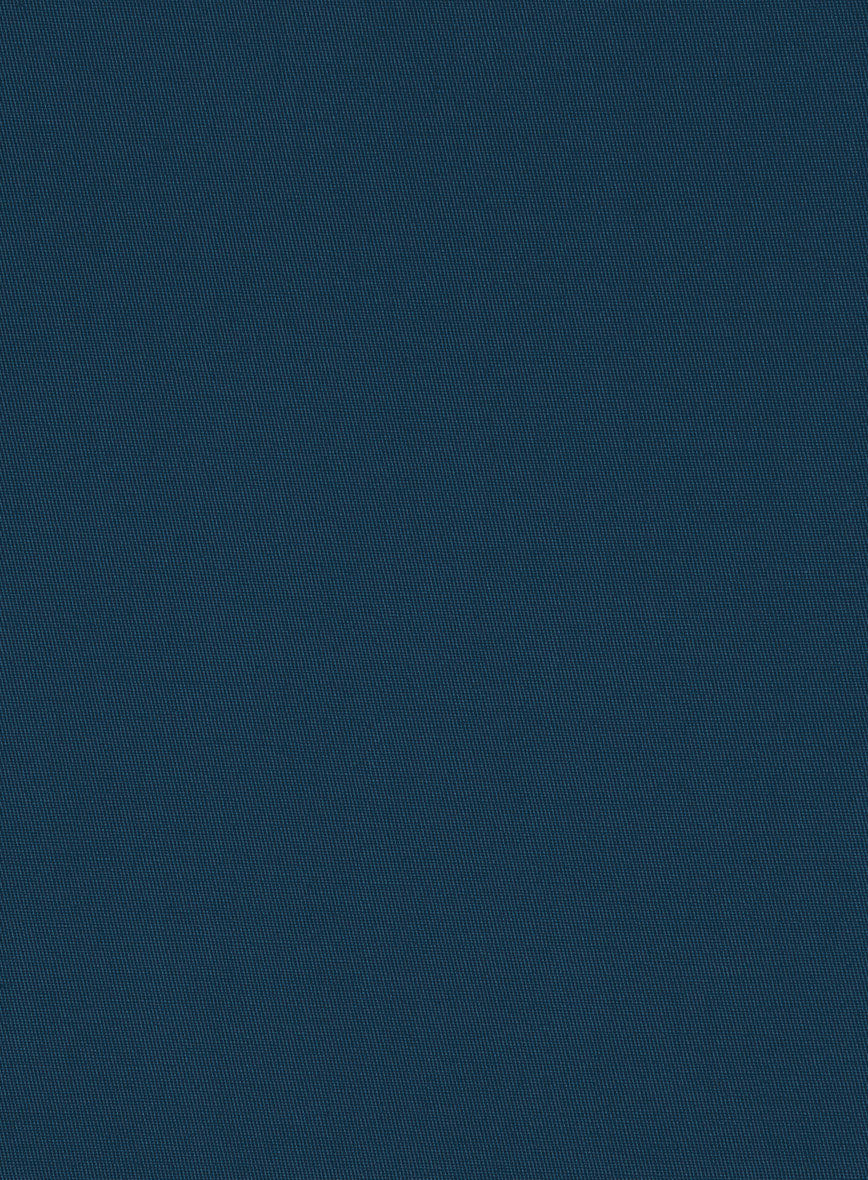Italian Astronaut Blue Cotton Stretch Jacket - Image 2