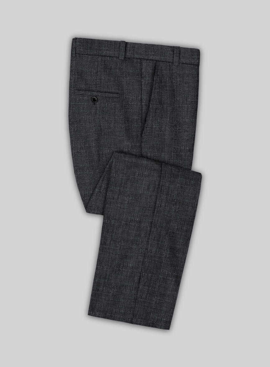 Italian Blu Linen Suit - Image 6