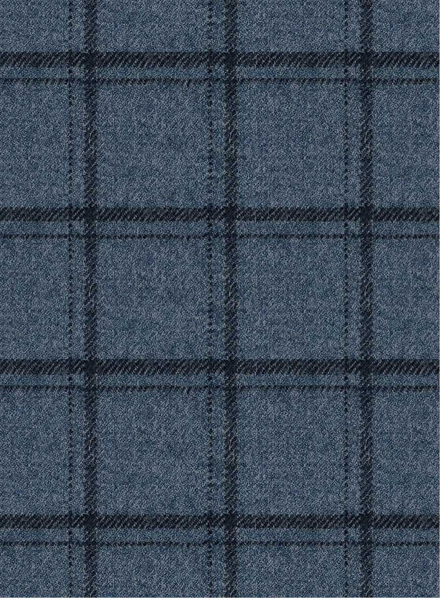 Italian Bluebourne Check Tweed Jacket - Image 3